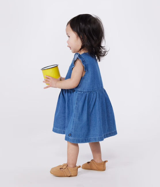 Petit Bateau - Ruffle Dress (Baby)