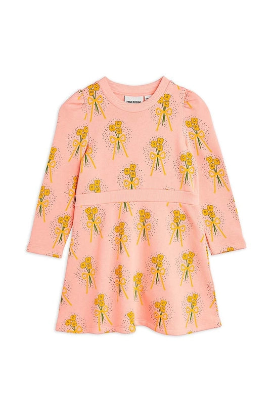 Mini Rodini - Robe Fleurs d'hiver