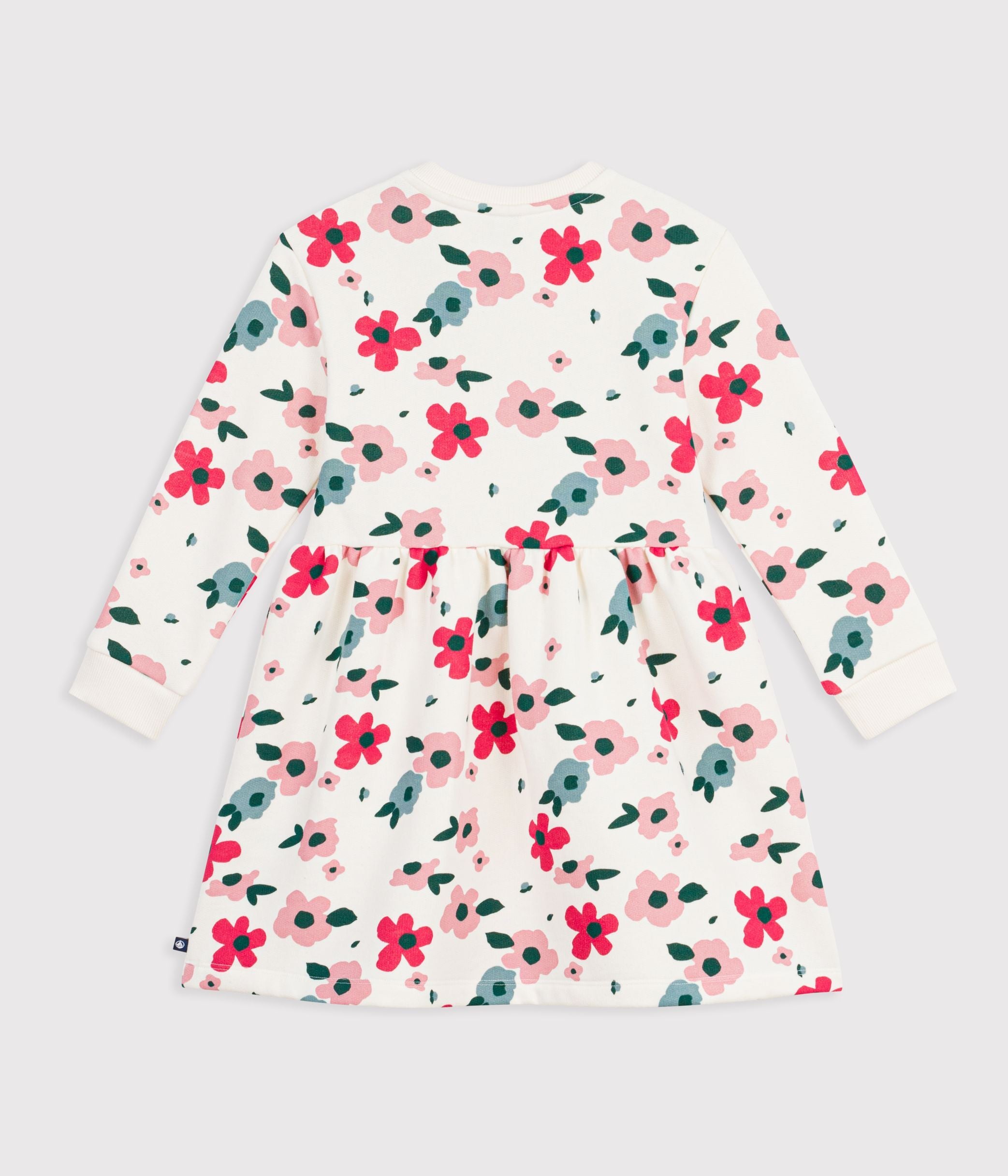 Petit Bateau - Robe Manches Longues à Fleurs