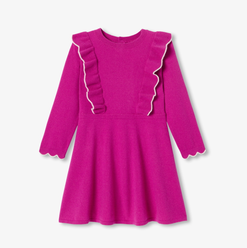 Jacadi - Swan Blend Wool Dress