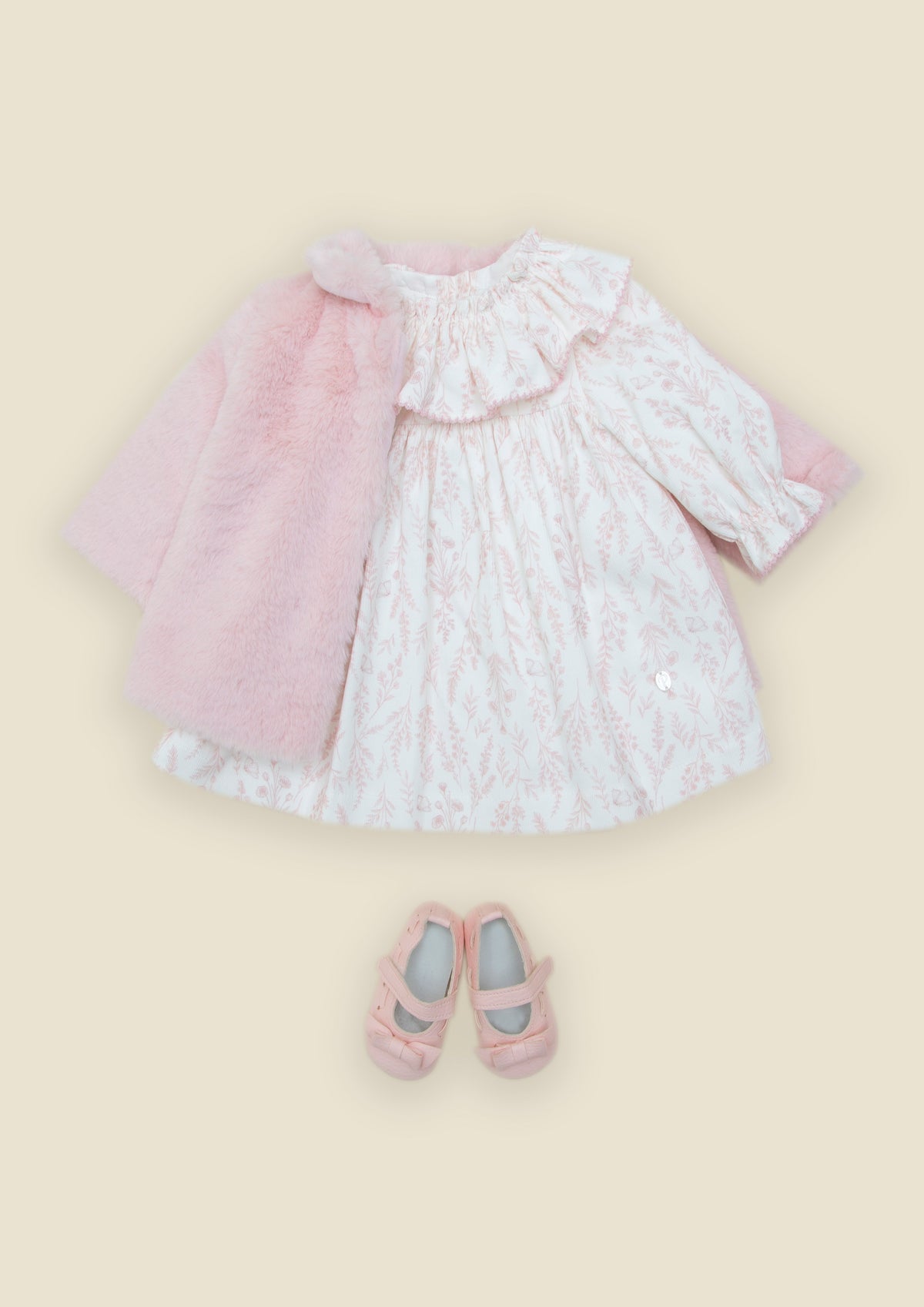 Patachou - Elegant Ruffled Dress