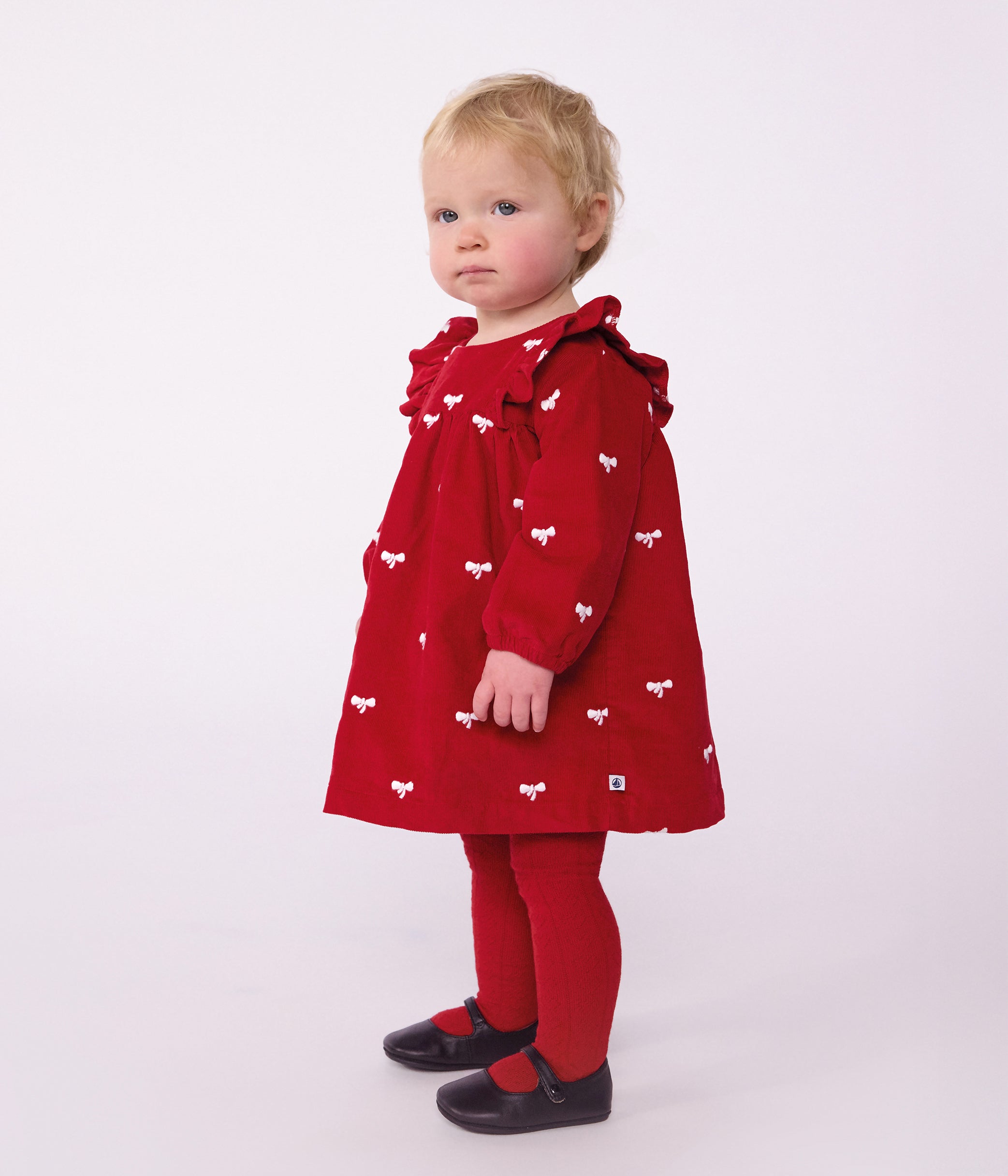 Petit Bateau - Robe Bébé Manches Longues