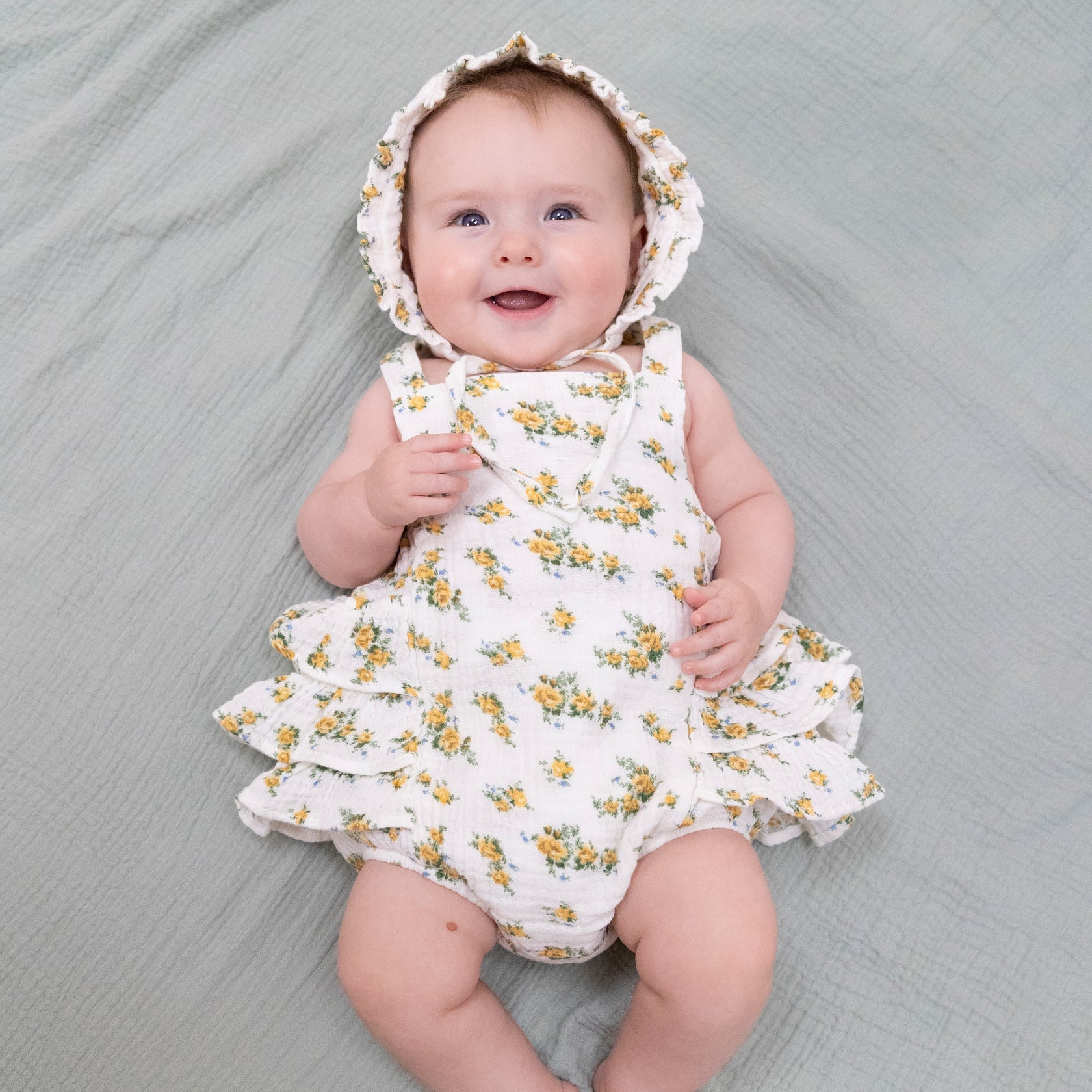 Angel Dear - Ruffle Sunsuit