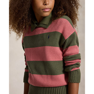 Polo Ralph Lauren - Pull rayé à col