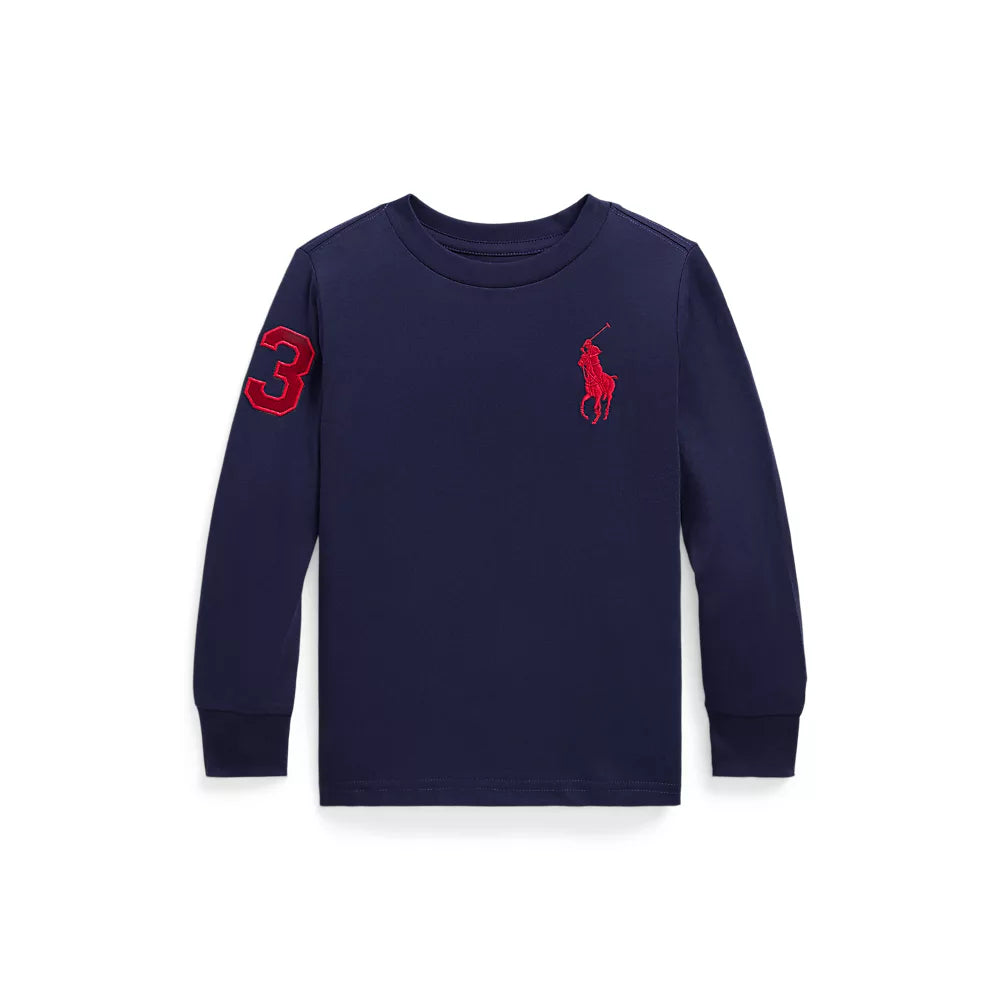 Polo Ralph Lauren - T-shirt à manches longues en coton Big Pony