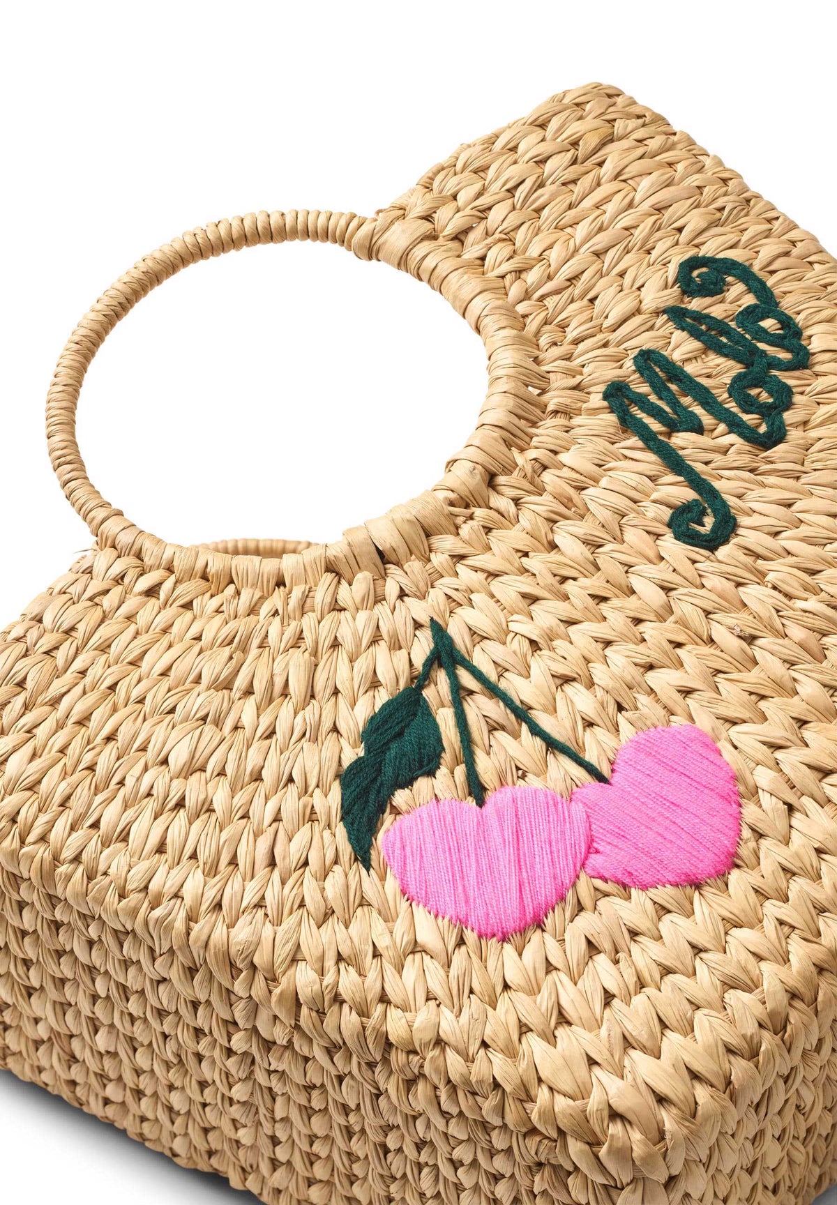 Molo - Straw Basket Beach Bag