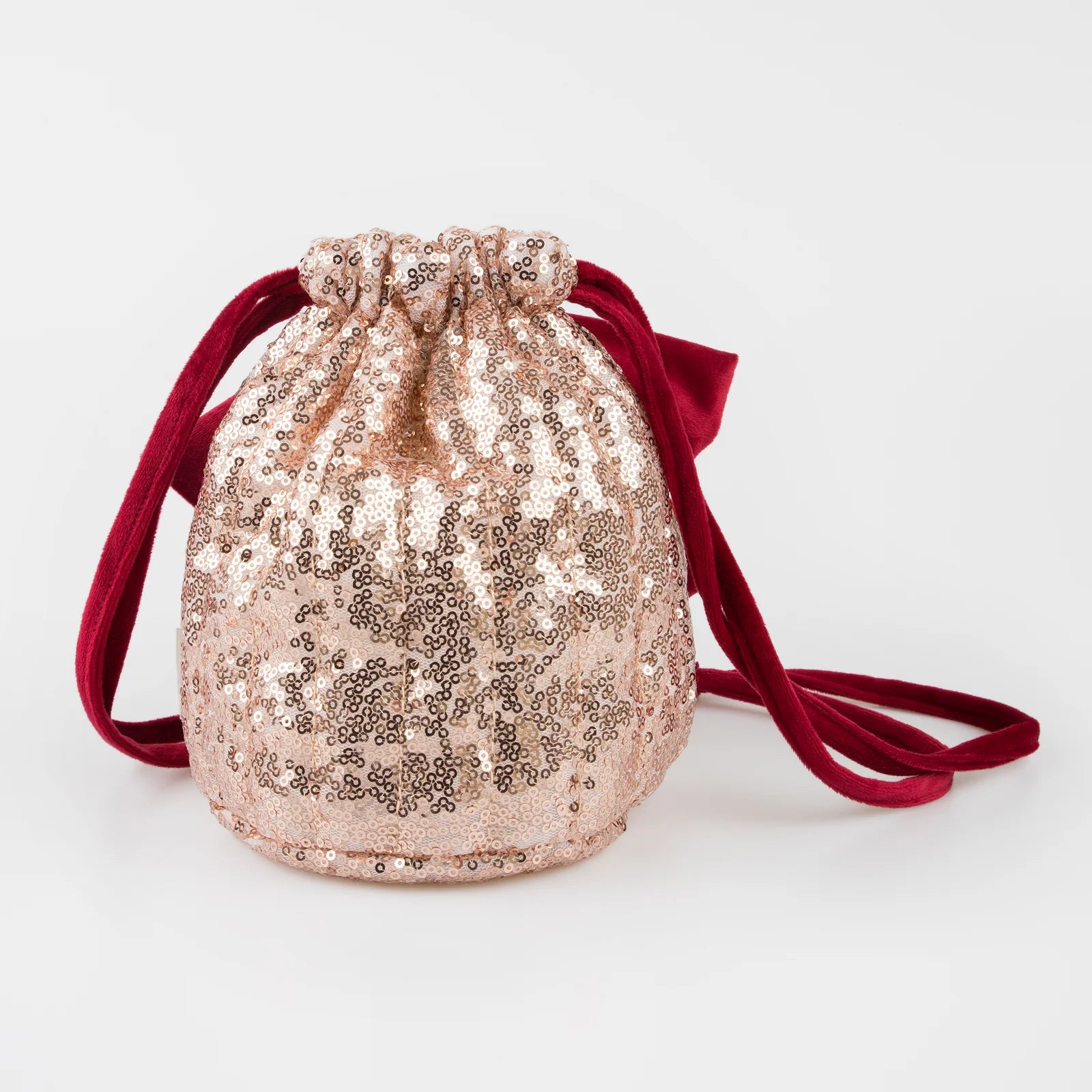 Meri Meri - Sac à nœud rose à paillettes