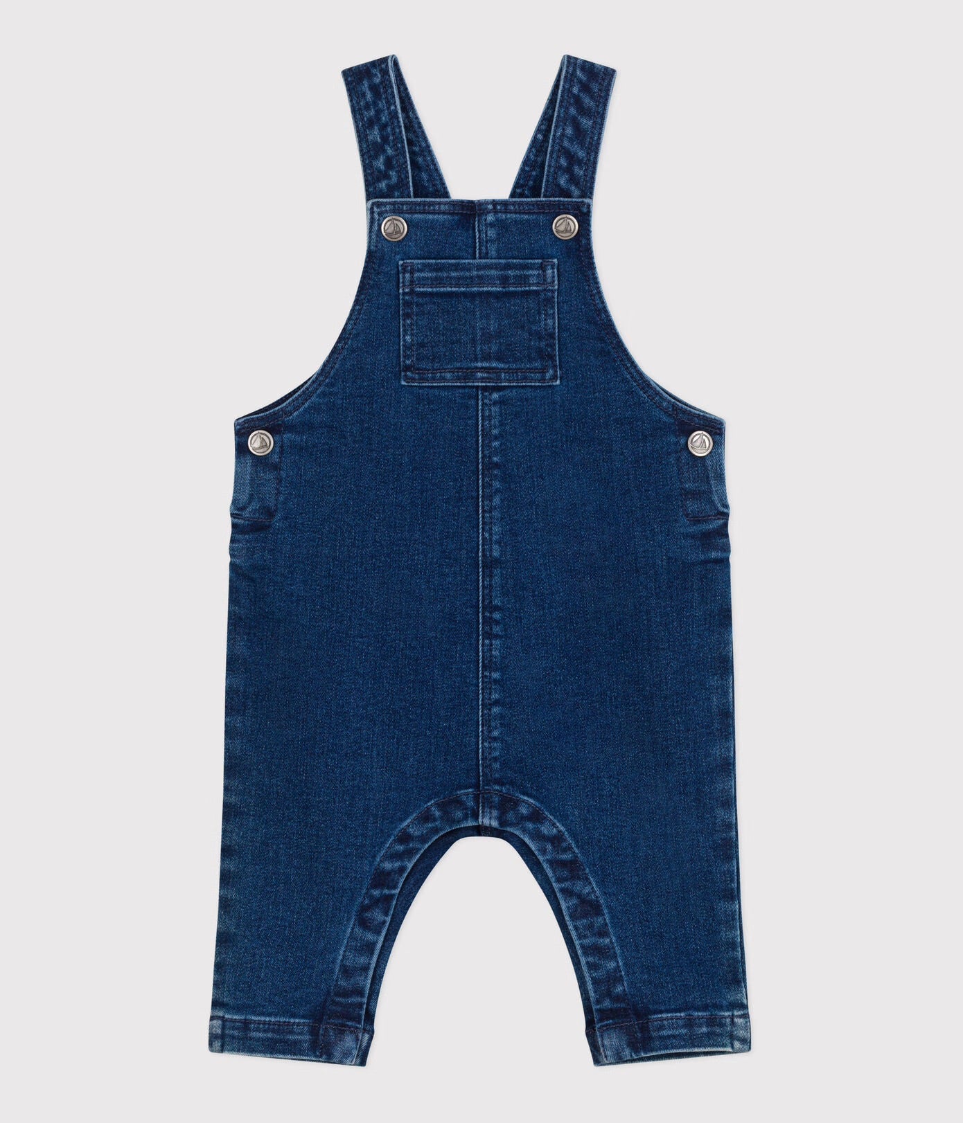 Petit Bateau - Denim Overalls (Baby)