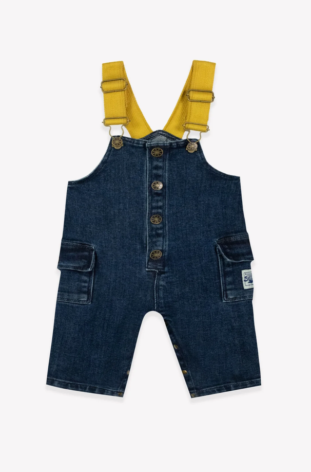 Bonton - Fish Denim Overalls