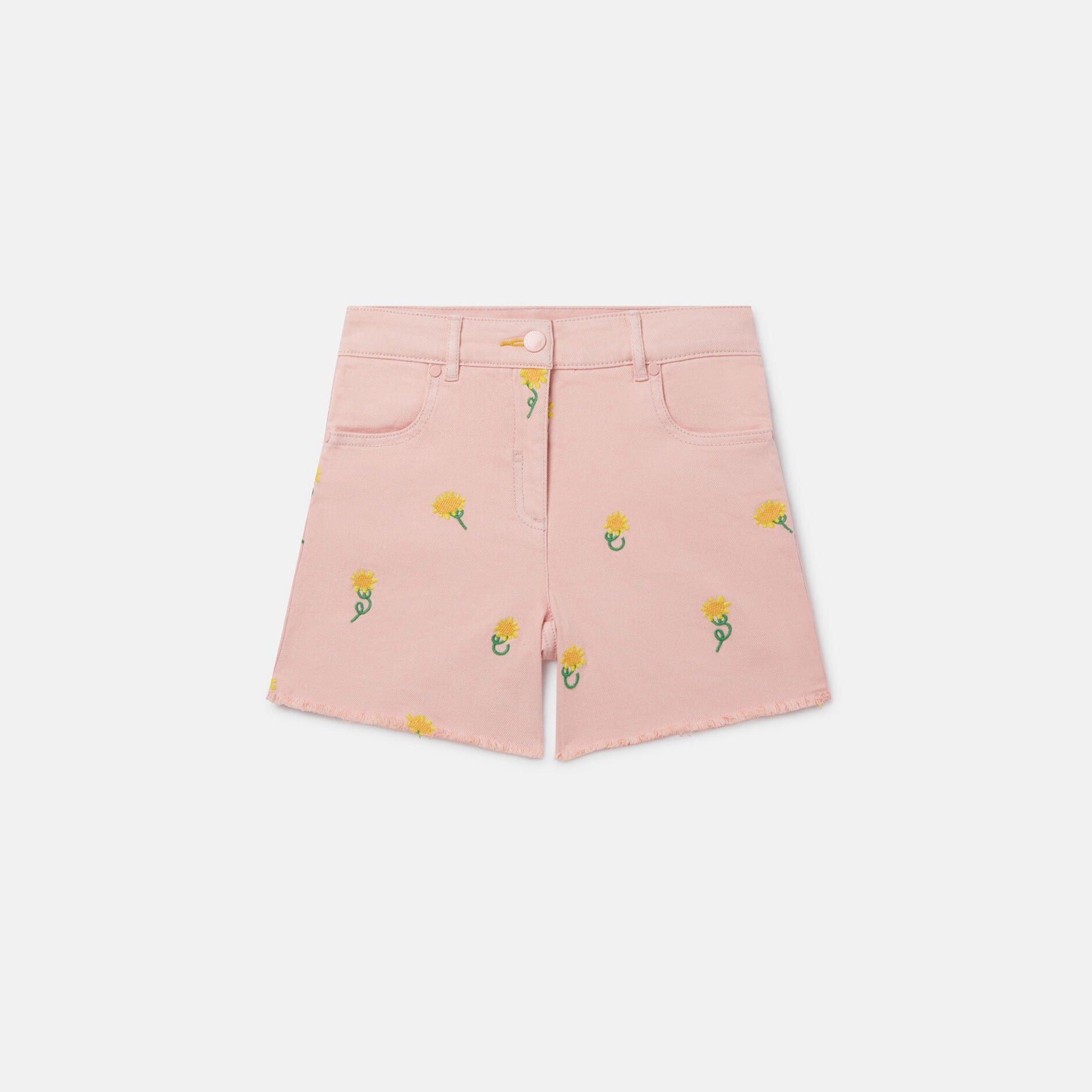 Stella McCartney Denim Sunflower Shorts