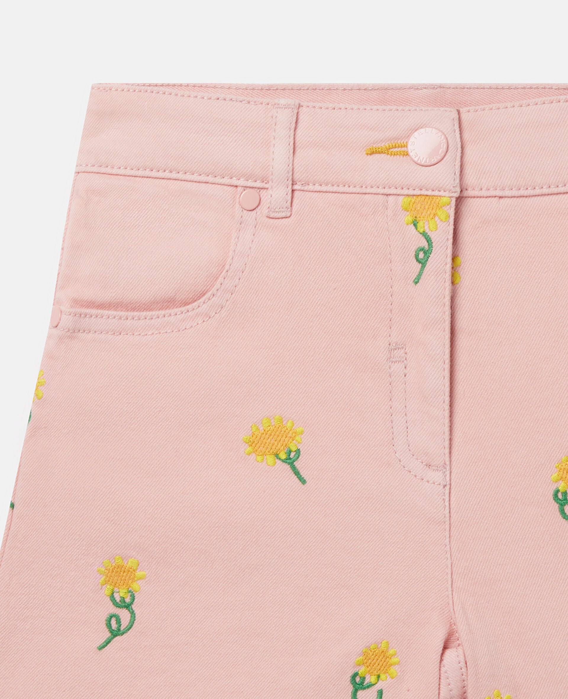 Stella McCartney Denim Sunflower Shorts