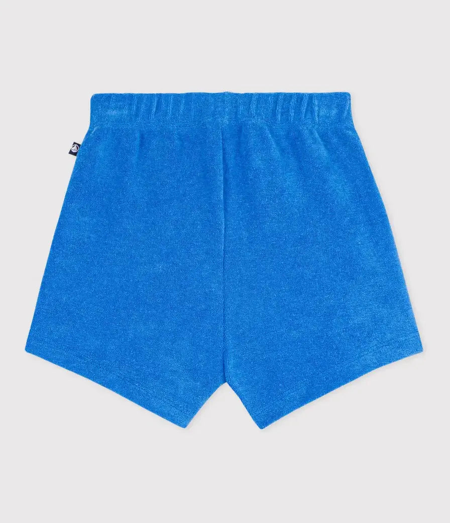 Petit Bateau - Short bébé en éponge uni