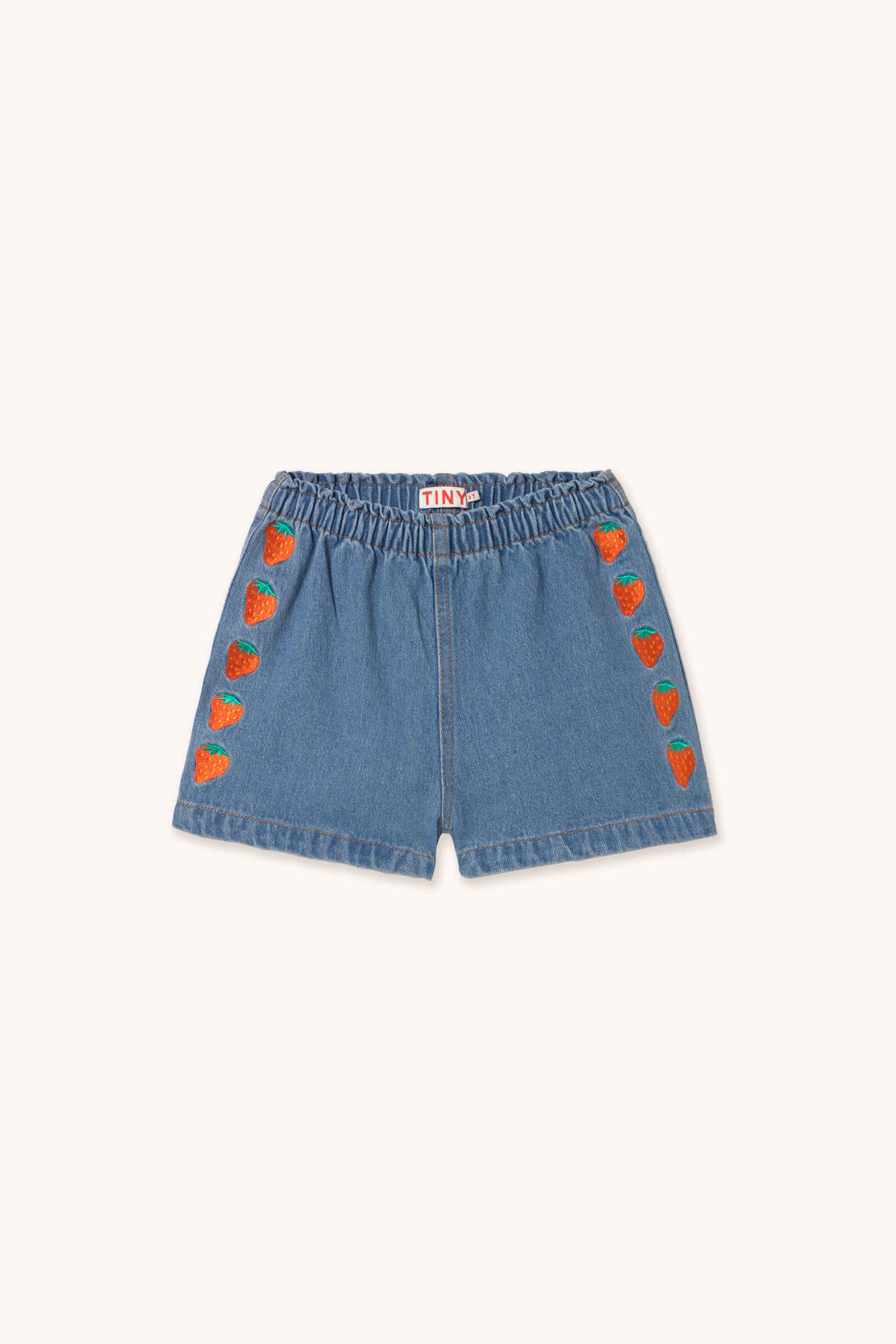 Tiny Cottons - Short Fraises Denim