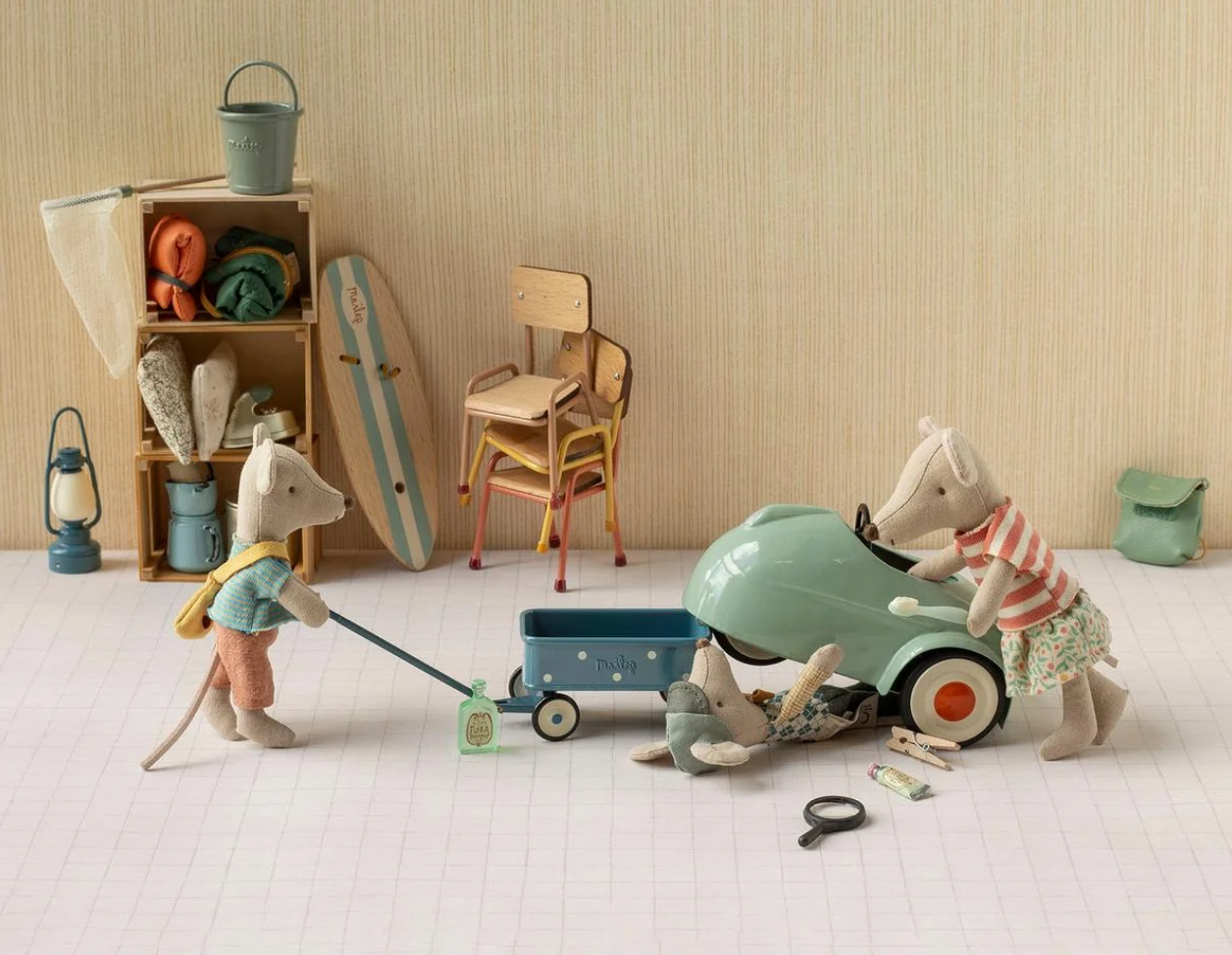Maileg - Voiture, Souris