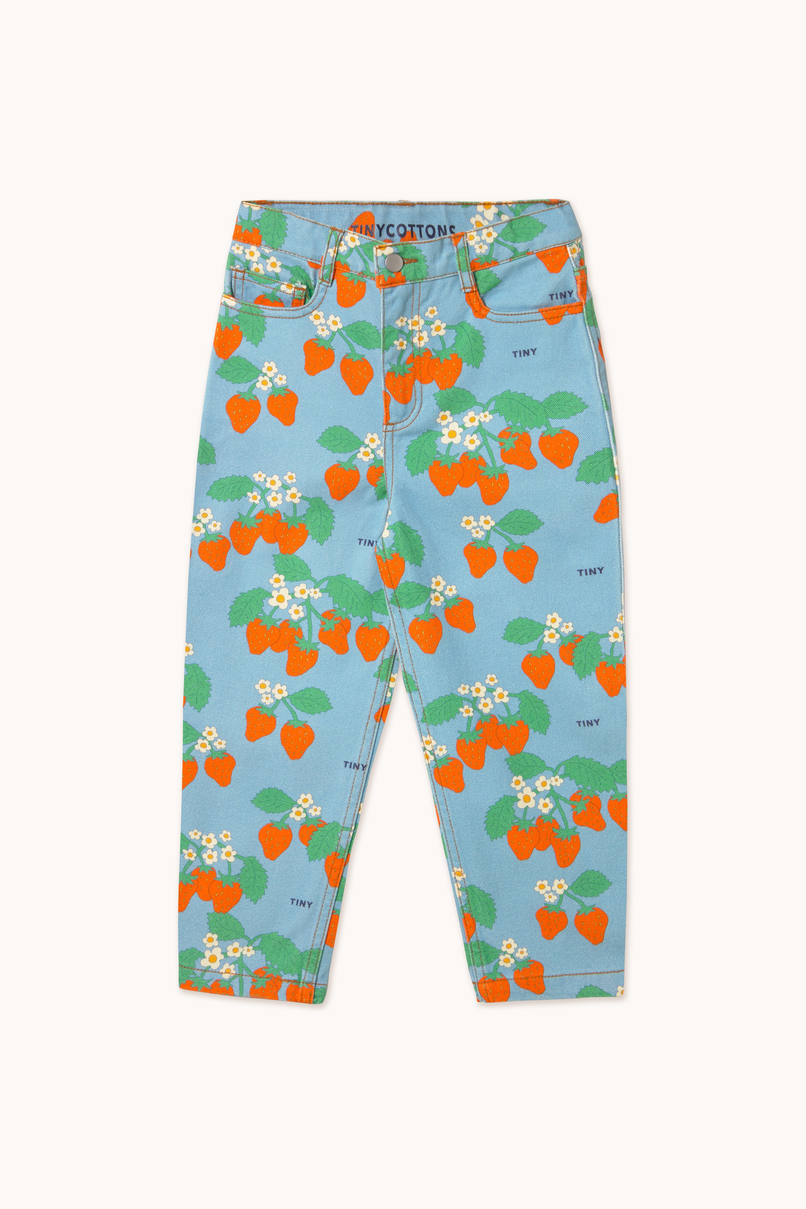 Tiny Cottons - Pantalon Jeans Fraises