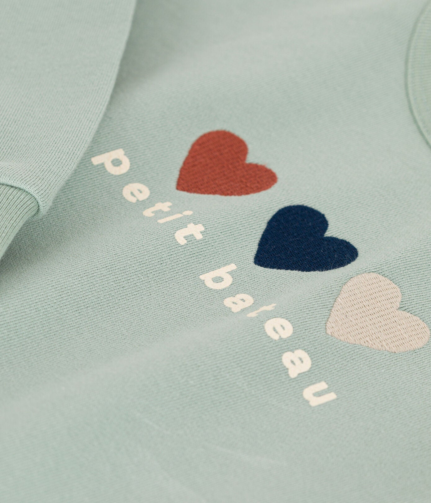 Petit Bateau - Sweatshirt Coeur en Molleton (Enfant)