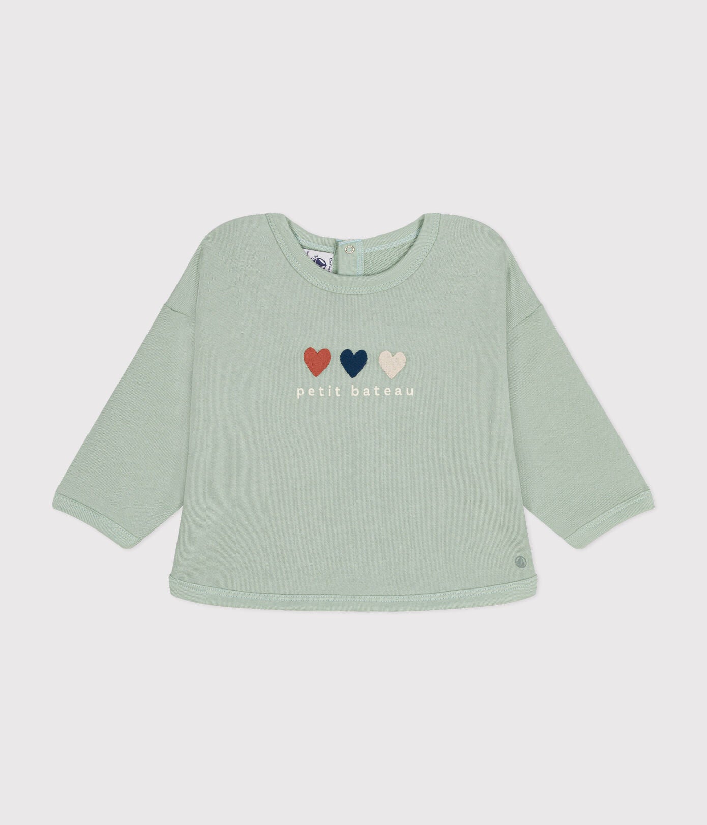 Petit Bateau - Sweatshirt Coeur en Molleton (Bébé)