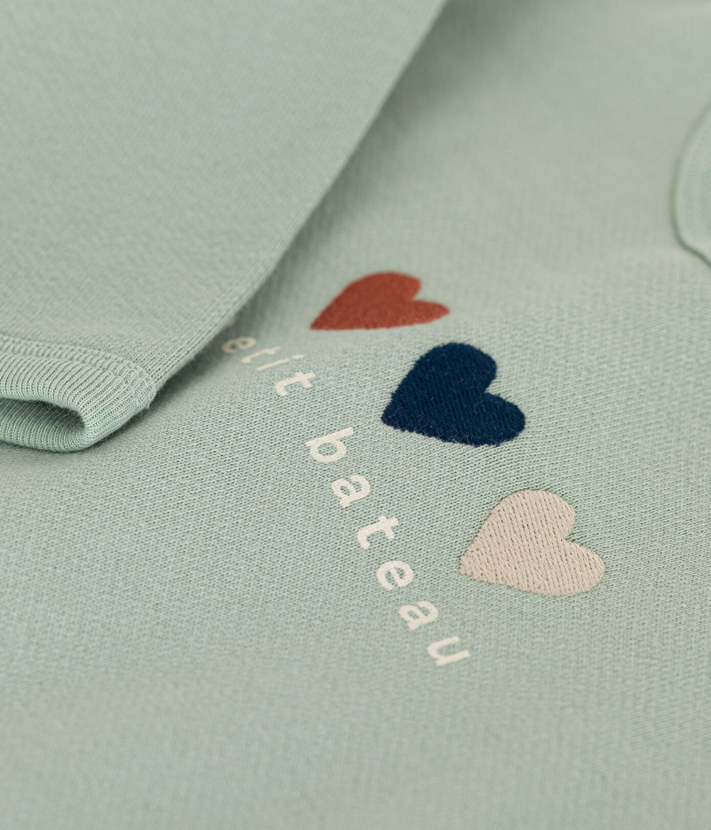 Petit Bateau - Sweatshirt Coeur en Molleton (Bébé)