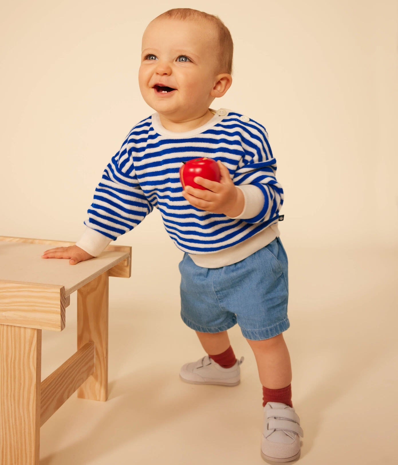 Petit Bateau - Sweatshirt en Ratine