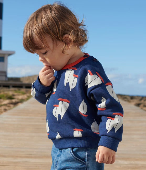 Petit Bateau - Sweatshirt Bateaux (Bébé)