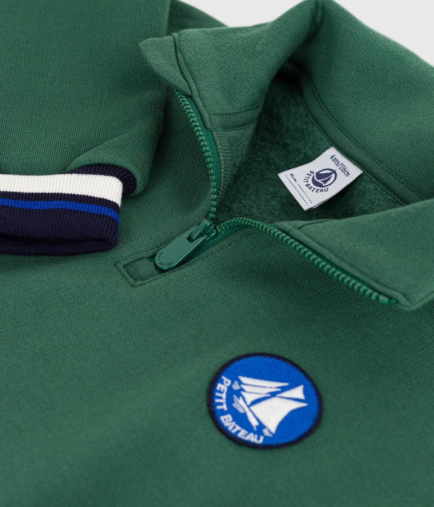 Petit Bateau - Sweatshirt Col Zip