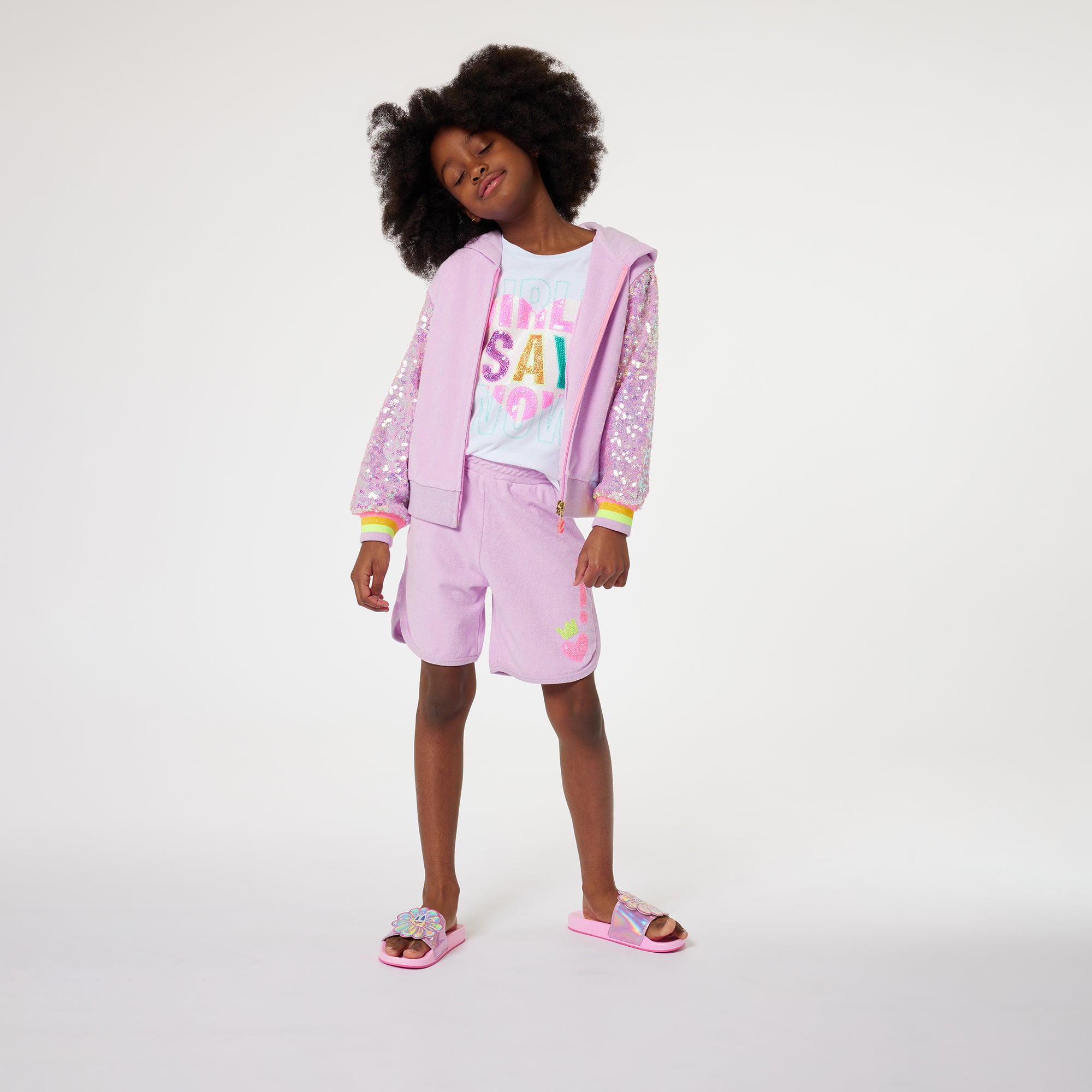 Billieblush - T-Shirt à Volants "Girl Say Wow"