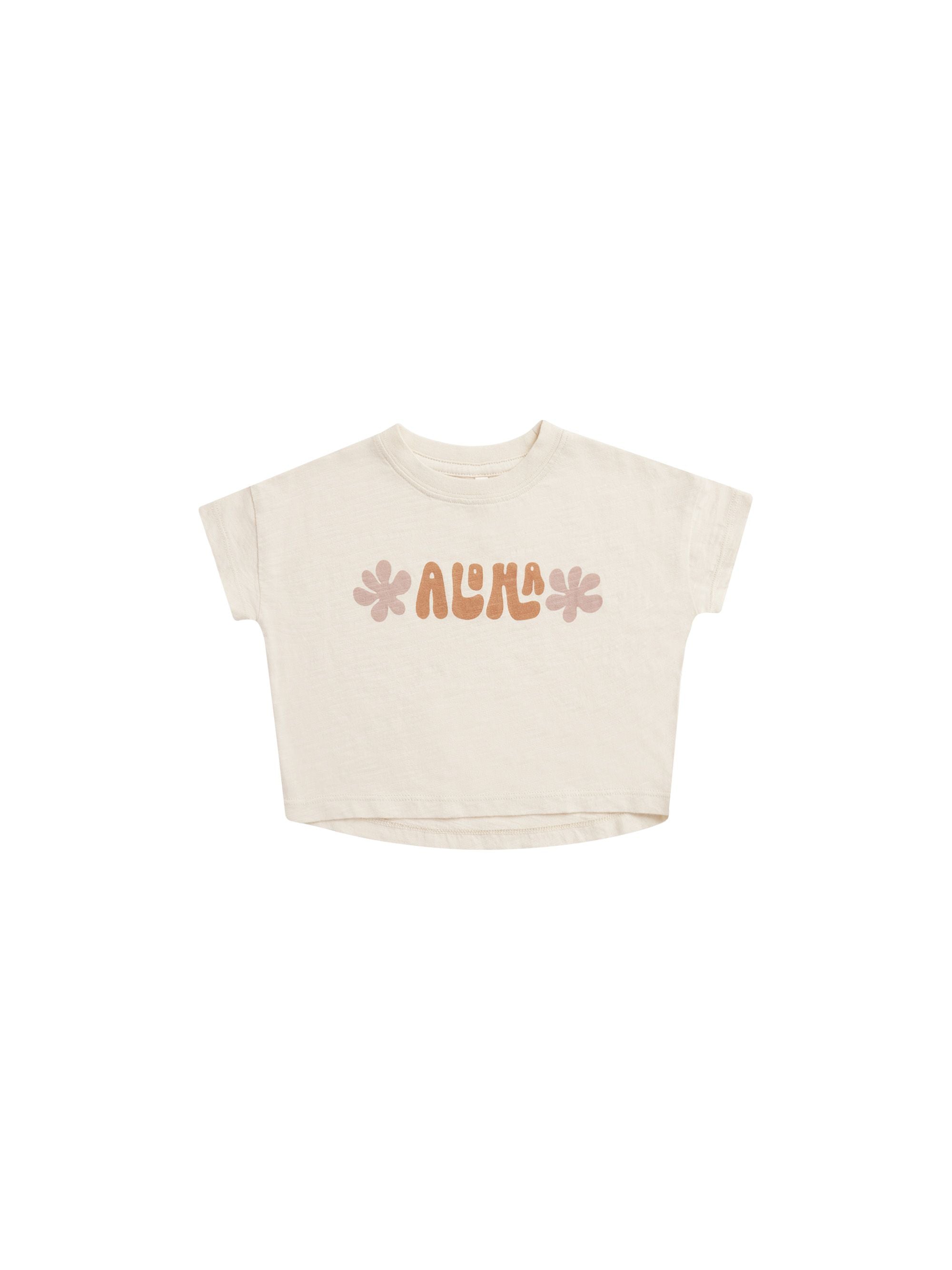 Rylee + Cru - Boxy "Aloha" T-Shirt