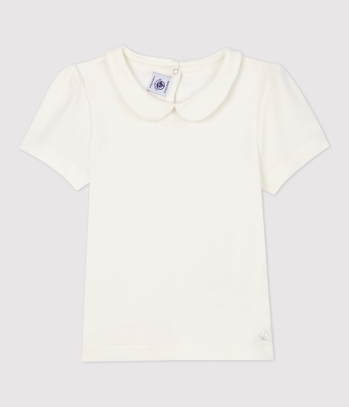 Petit Bateau - T-Shirt Col Claudine