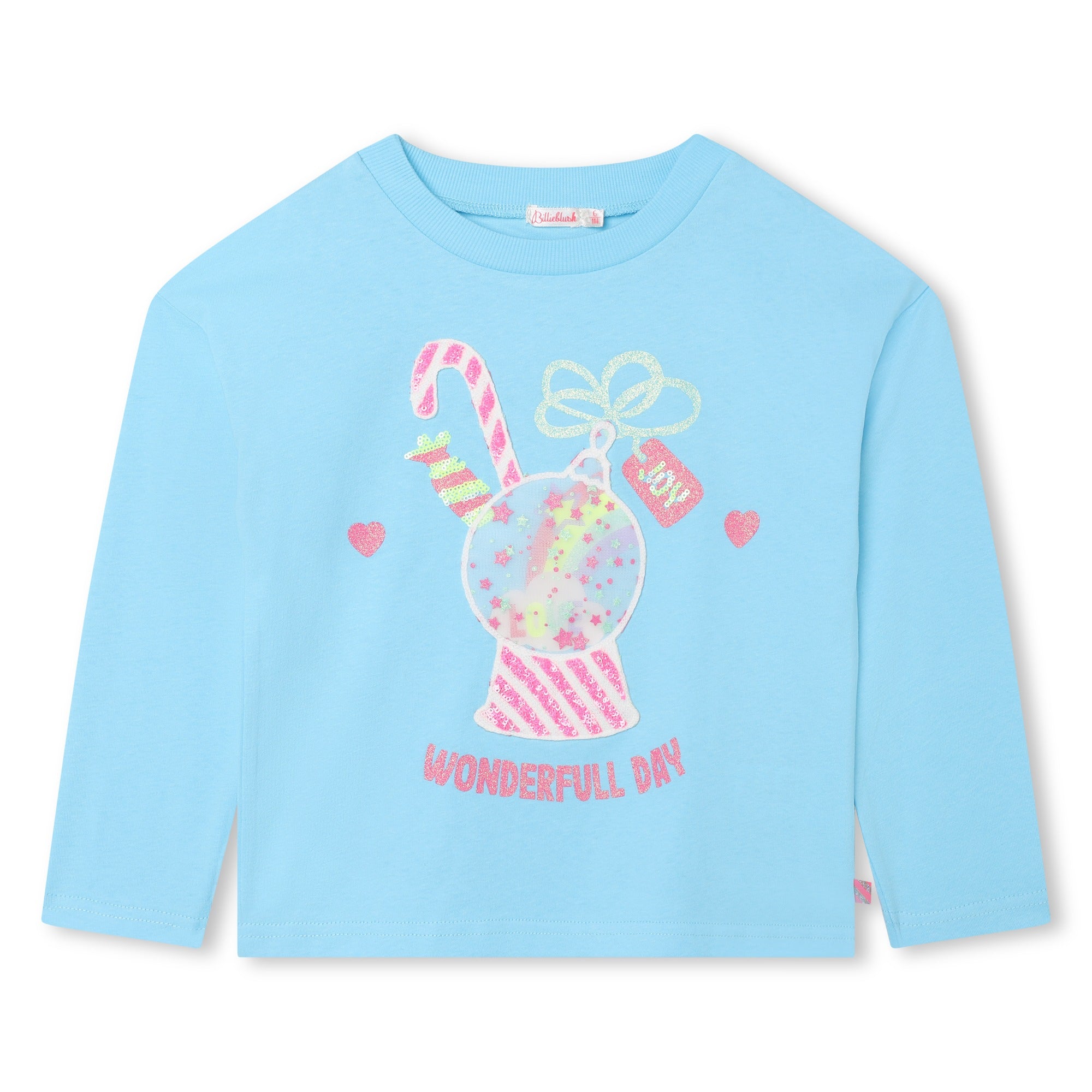 Billieblush - T-shirt Manches Longues "Wonderfull Day"