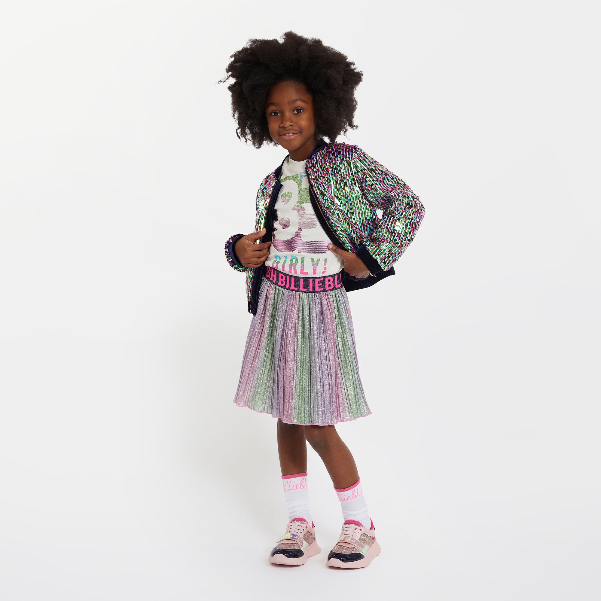 Billieblush - T-shirt Manches Longues "Be Girly"