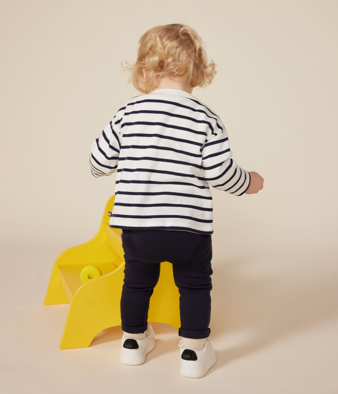 Petit Bateau - T-Shirt à Manches Longues à Rayures (Bébé)