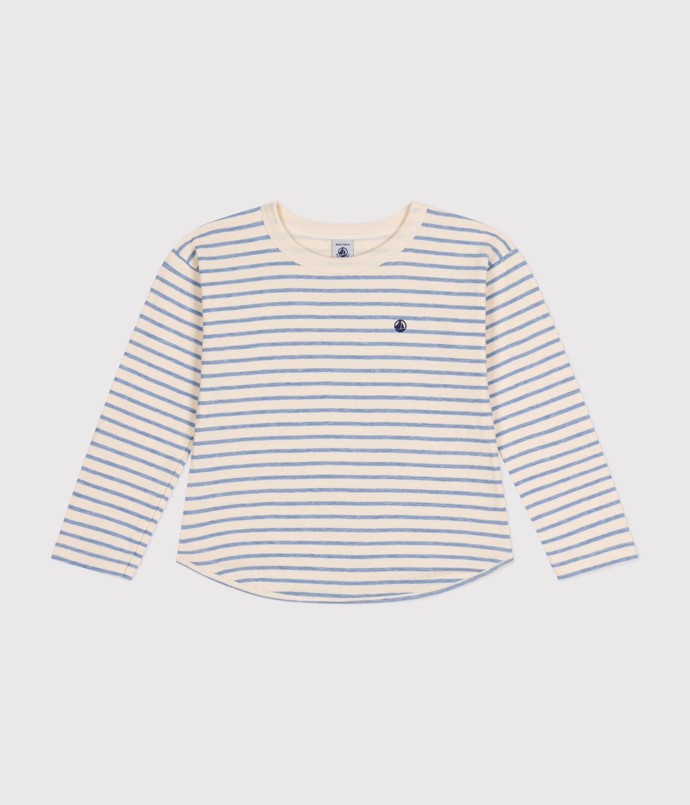 Petit Bateau - T-Shirt Rayé à Manches Longues