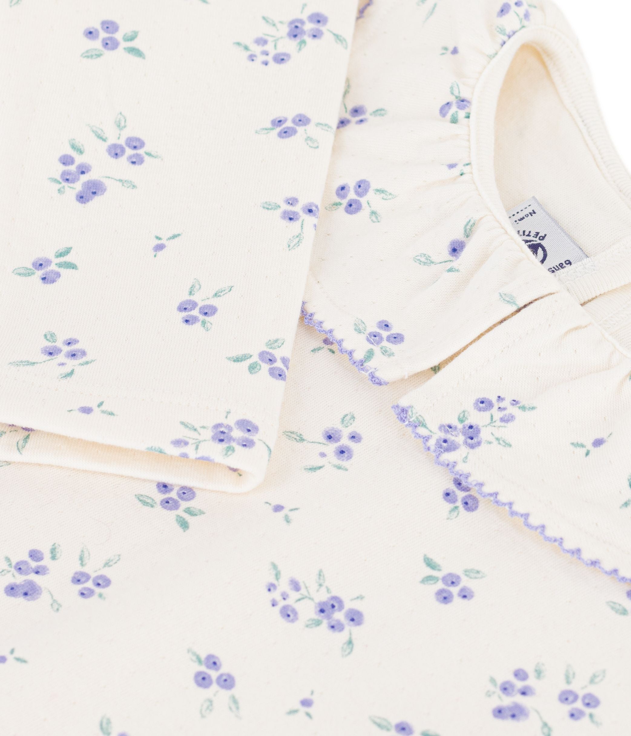 Petit Bateau - Kids' Floral Long-Sleeved T-shirt