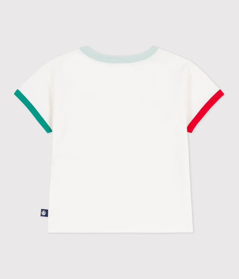 Petit Bateau - Tee-shirt bébé en coton à manches courtes à motif