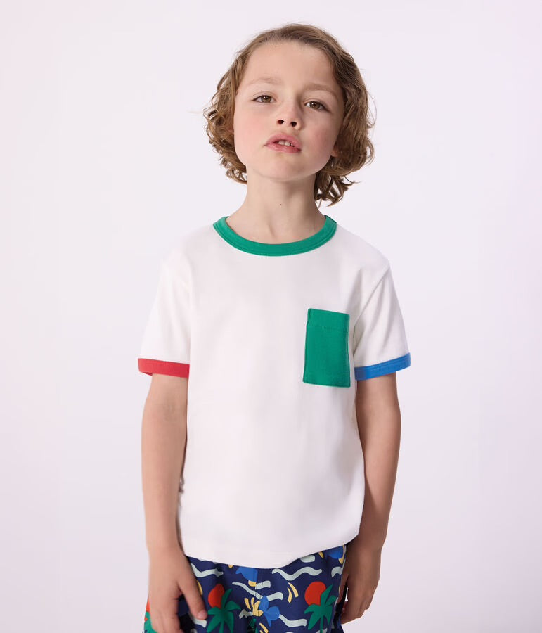 Petit Bateau - Tee-shirt enfant manches courtes en coton