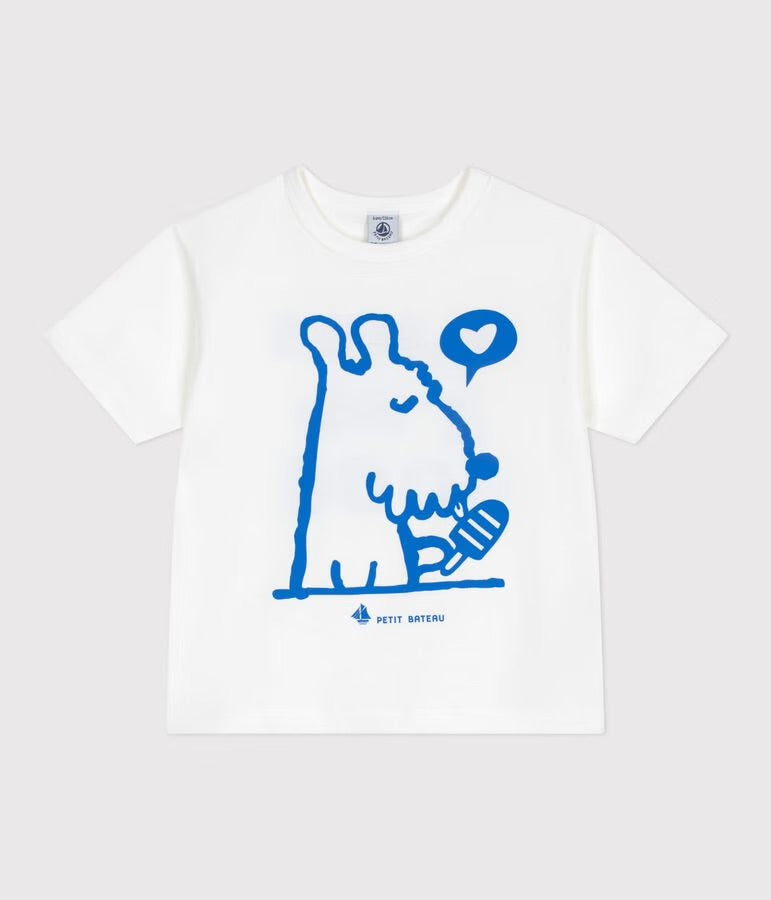 Petit Bateau - Tee-shirt enfant manches courtes en coton