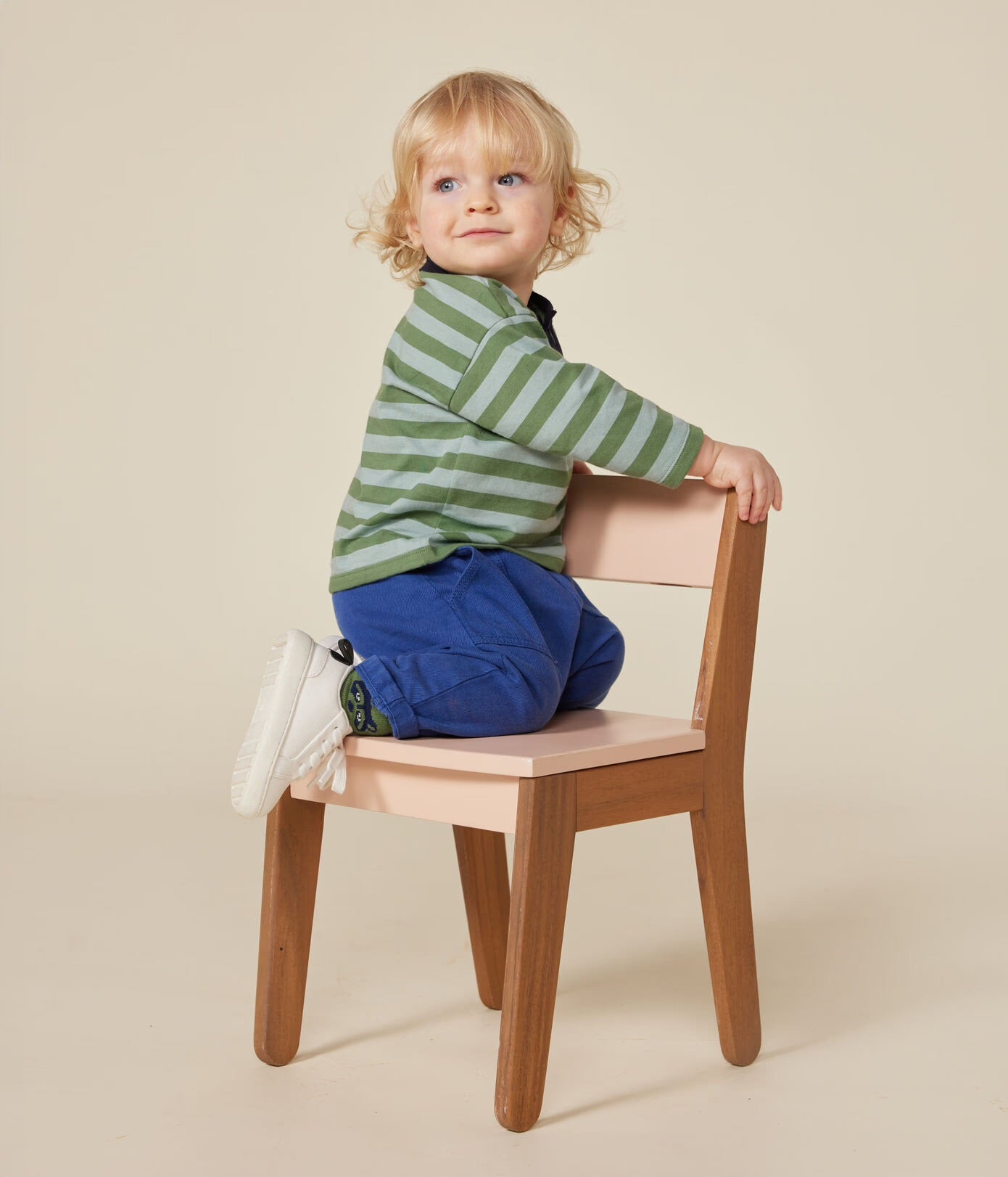 Petit Bateau - T-shirt Manches Longues Rayé (Bébé)