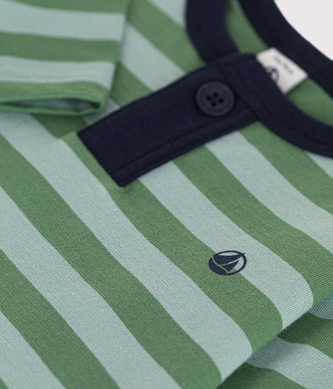 Petit Bateau - T-shirt Manches Longues Rayé (Bébé)