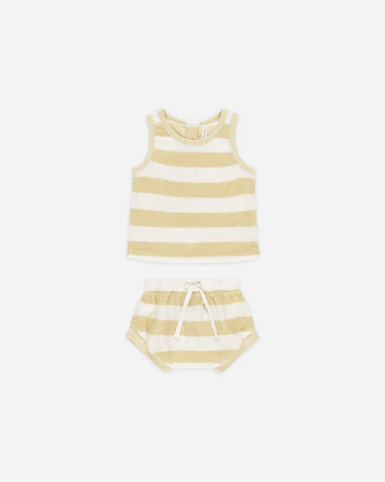Quincy Mae - Ensemble Haut + Short Terry