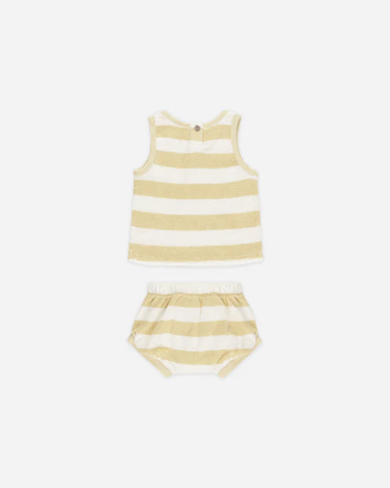 Quincy Mae - Ensemble Haut + Short Terry