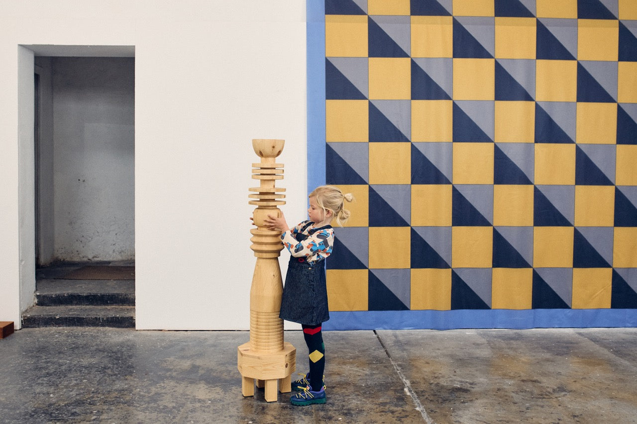 Bobo Choses - Robe Tic Tac Toe Denim