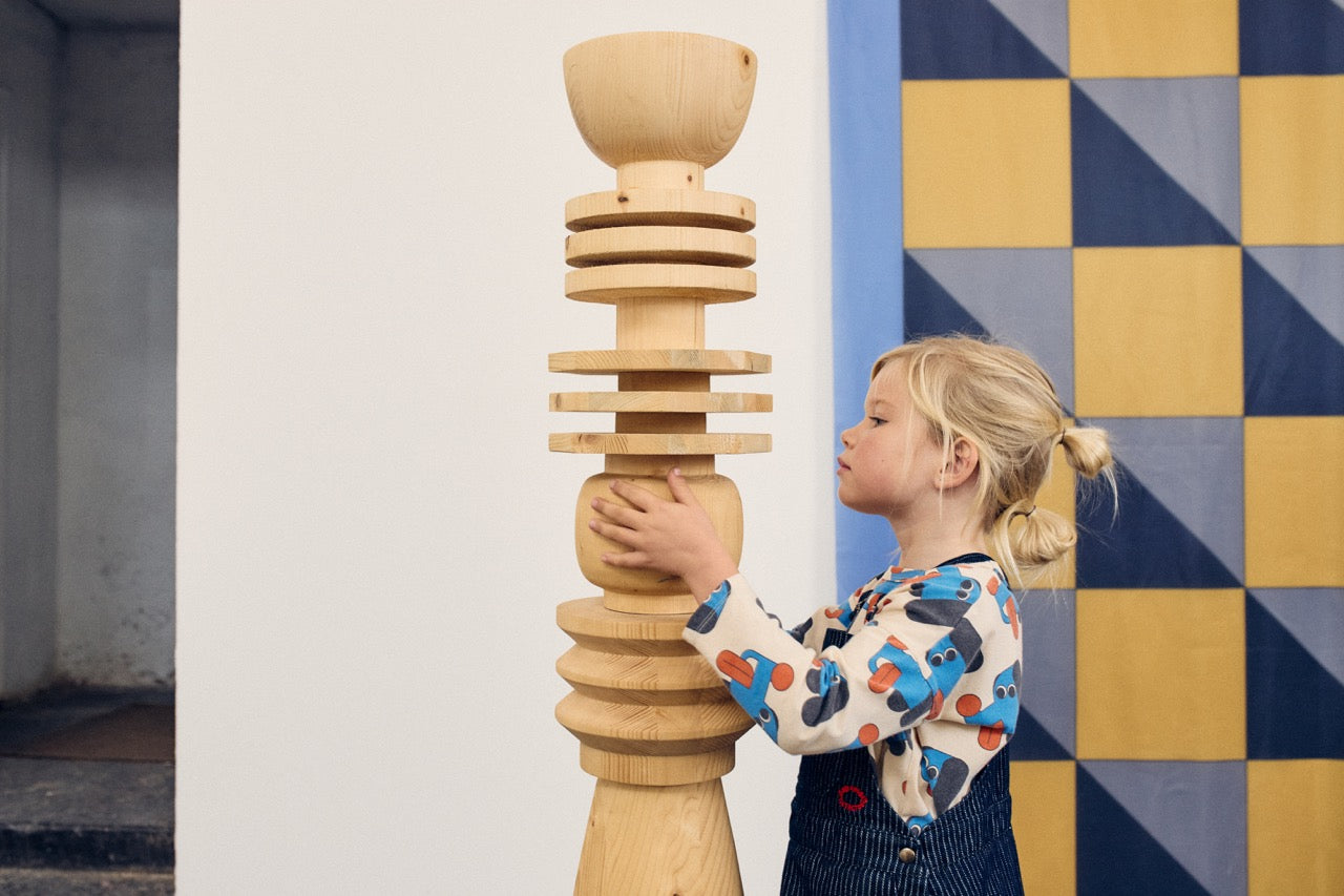 Bobo Choses - Robe Tic Tac Toe Denim