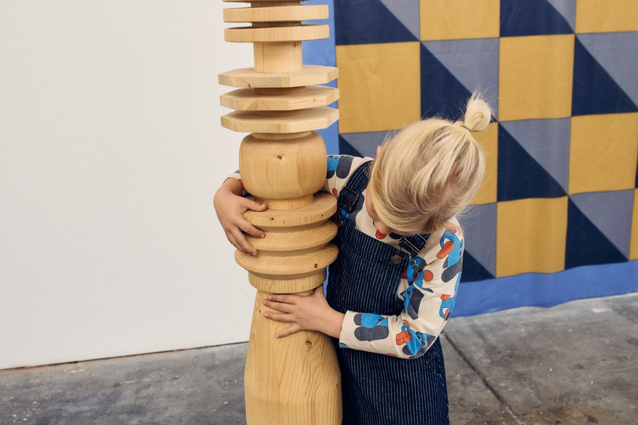 Bobo Choses - Robe Tic Tac Toe Denim