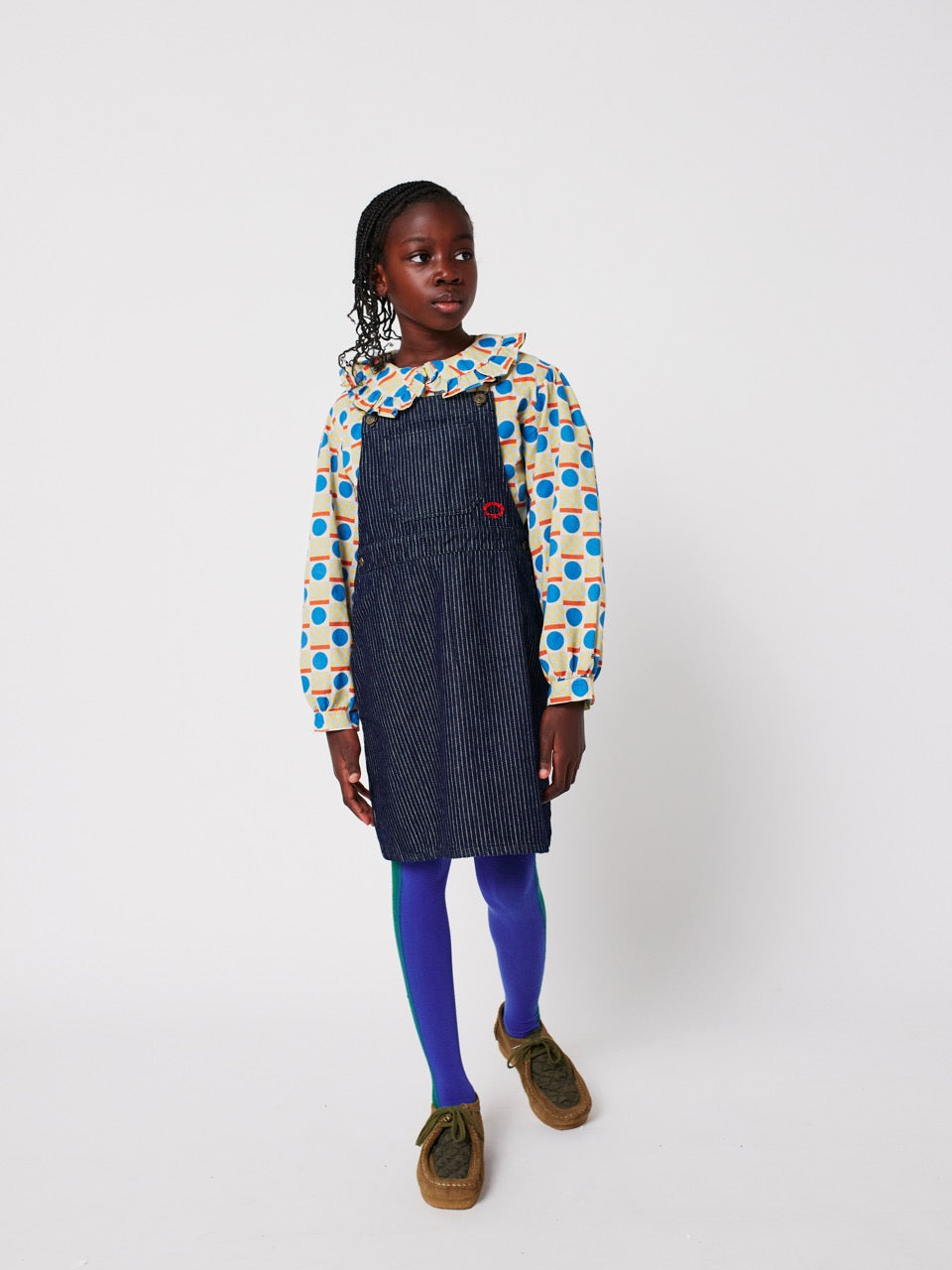 Bobo Choses - Robe Tic Tac Toe Denim