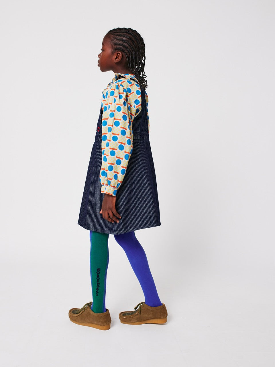 Bobo Choses - Robe Tic Tac Toe Denim