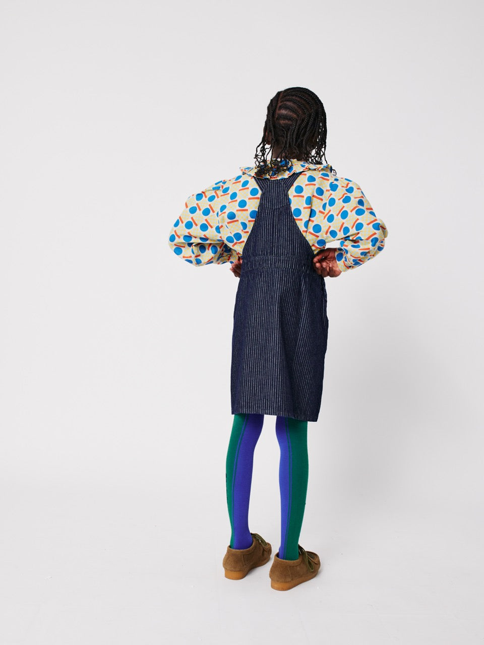 Bobo Choses - Robe Tic Tac Toe Denim
