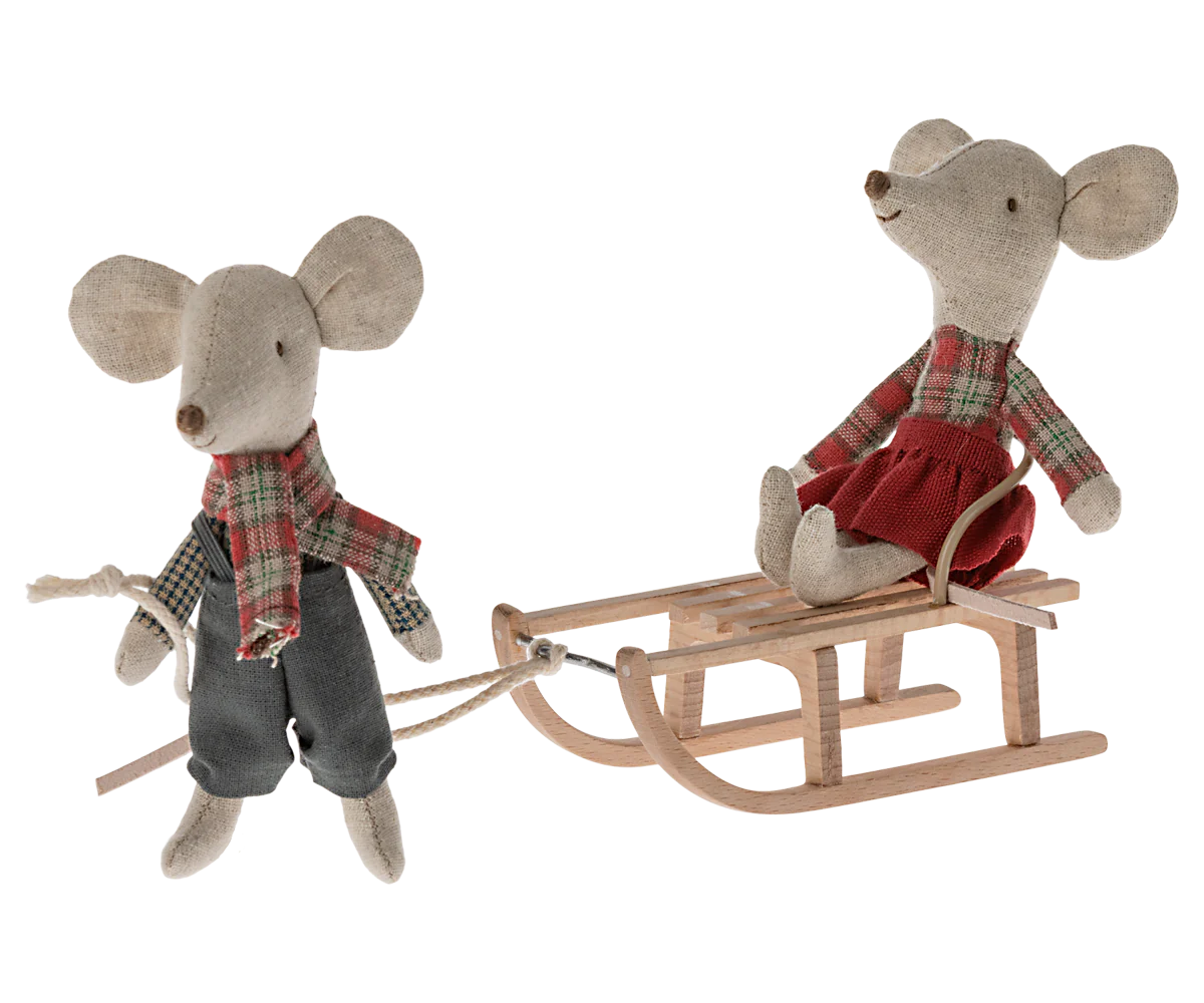 Maileg - Traineau Souris