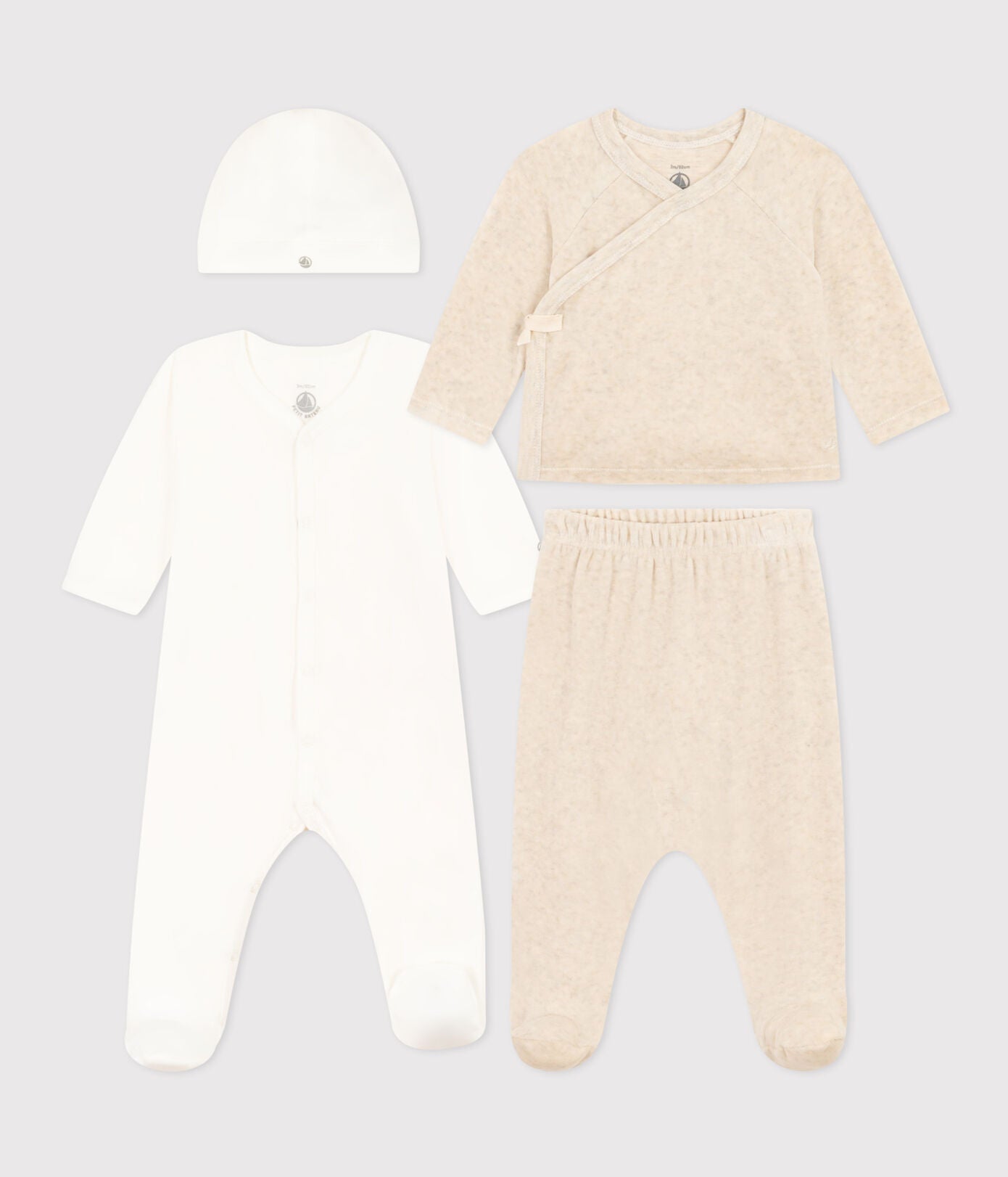 Petit Bateau - Trousseau de Naissance (4 pièces)