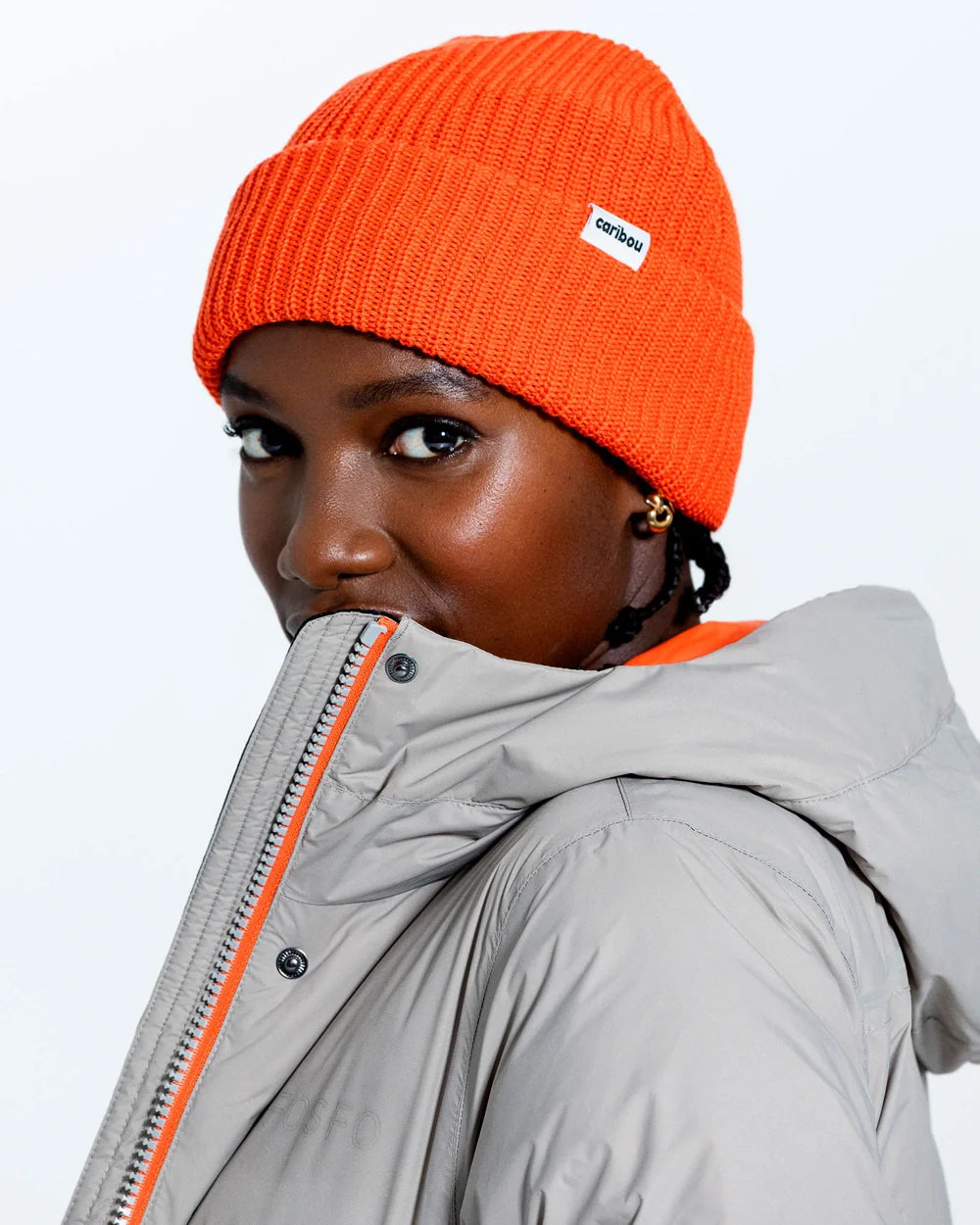 Caribou - Tangerine Beanie