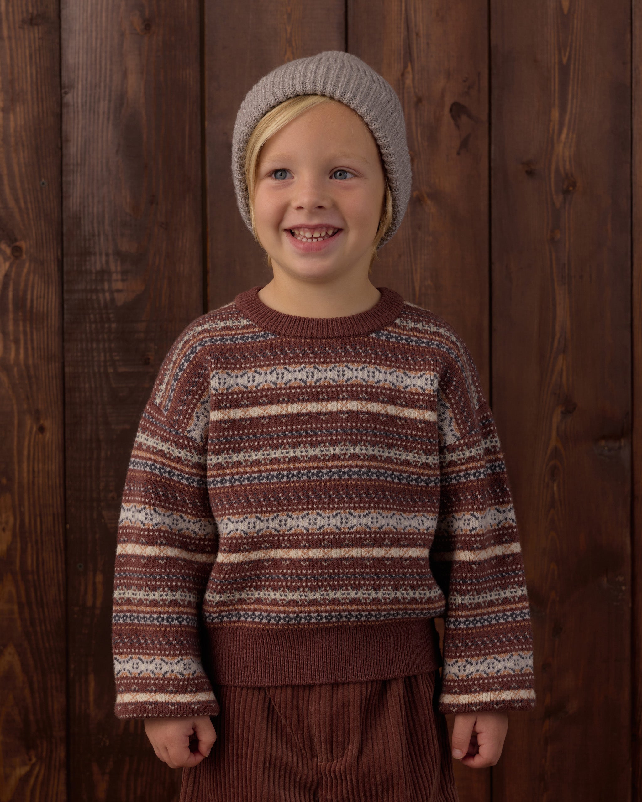 Rylee + Cru - Pull Aspen rayé multicolore